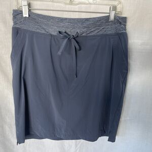 Duluth Womens Skort Grey Size 6 Draw String